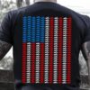 motorcycle American flag Independence day