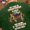 my time in uniform is over but being veteran never ends military items eagle thunder American veteran day
