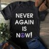 never again is now peace sign