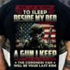 now i lay me down to sleep beside my bed a gun i keep and if i wake and you’re inside the coroner’s van will be your last ride death gun American flag