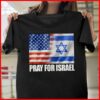 pray for Israel American flag
