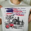proud to be an American where at least I know i’m here ain’t no doubt I love this land God bless the USA farmhouse US flag
