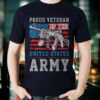 proud veteran of the United States army American flag gun