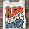 red white boozy America Independence day