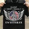 silent swift deadly US veteran American flag eagle wings