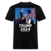 Trump Shot Assassination Attempt Trump 2024 Fist Raised Unisex Classic T-Shirt