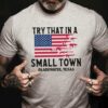 try that in a small town Gladewater Texas American flag gun