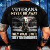 veterans never go away they wait until they’re required American flag soldier eagle