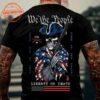 we the people Liberty of death 1776 land of the free home of the brave skull soldier American flag