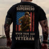 who needs a superhero when your dad is a veteran American flag