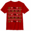 Boy’s Jurassic World Ugly Christmas Velociraptor T-Shirt