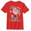 Boy’s Lost Gods Christmas Bacon Over Cookies T-Shirt