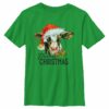 Boy’s Lost Gods Moooey Christmas Cow T-Shirt