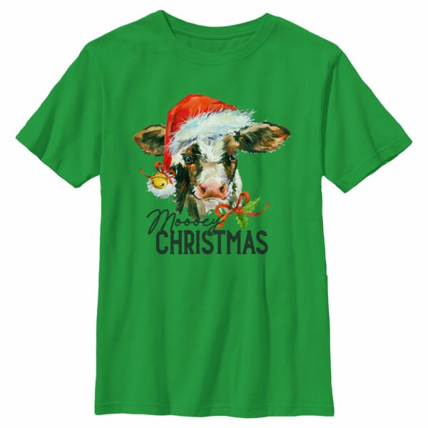 Boy’s Lost Gods Moooey Christmas Cow T-Shirt