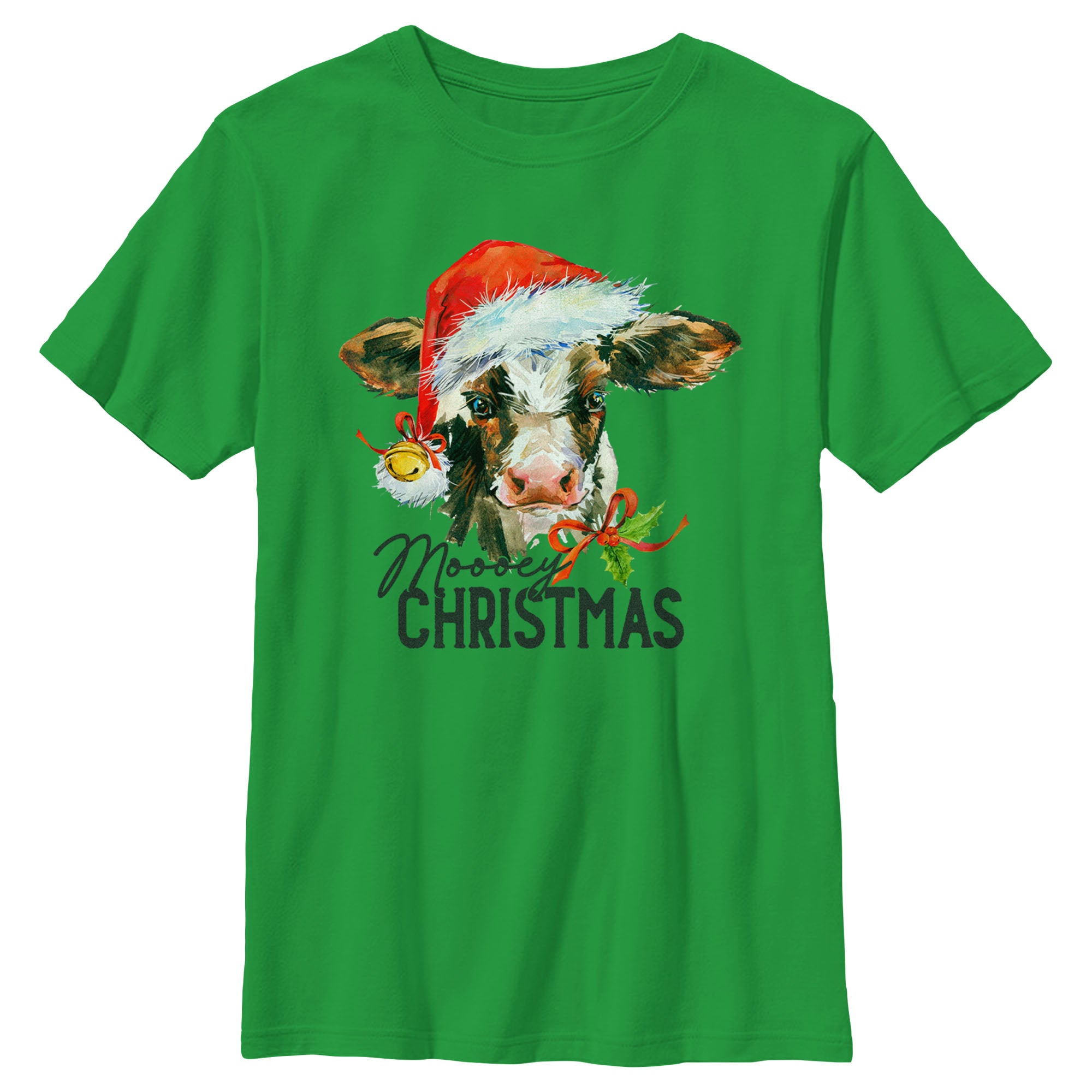 Boy's Lost Gods Moooey Christmas Cow T-Shirt Boy's Lost Gods Moooey Christmas Cow T-Shirt