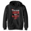 Boy’s Lost Gods On Santa’s Naughty List Pull Over Hoodie