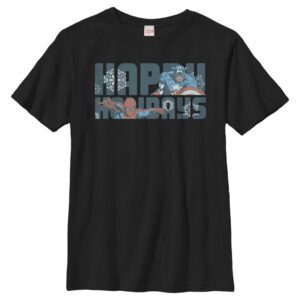 Boy’s Marvel Happy Holiday Heroes T-Shirt