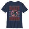 Boy’s Marvel Ugly Christmas Black Widow Snow T-Shirt