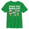 Boy’s Mickey & Friends Christmas Duck The Halls T-Shirt
