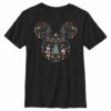 Boy’s Mickey & Friends Christmas Silhouette T-Shirt