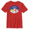 Boy’s Pokemon Christmas Happy Holidays Snowman T-Shirt