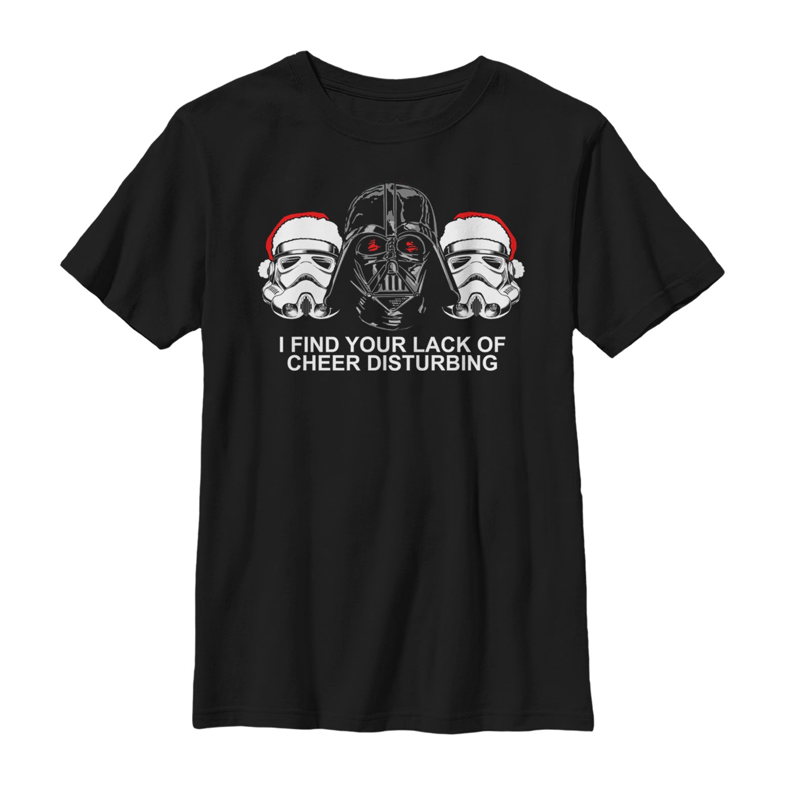 Boy's Star Wars Christmas Empire Lack of Cheer T-Shirt Boy's Star Wars Christmas Empire Lack of Cheer T-Shirt