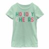 Girl’s CHIN UP Christmas Holiday Cheers T-Shirt
