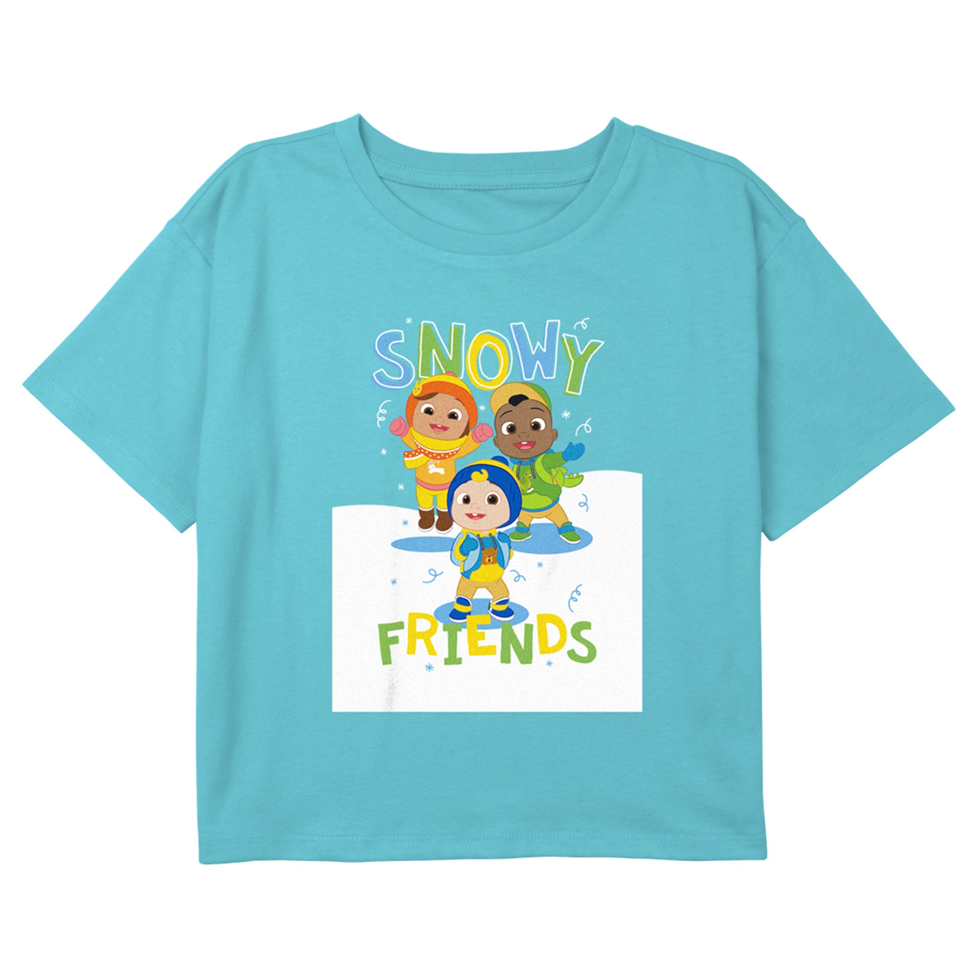 Girl's CoComelon Snowy Friends T-Shirt Girl's CoComelon Snowy Friends T-Shirt