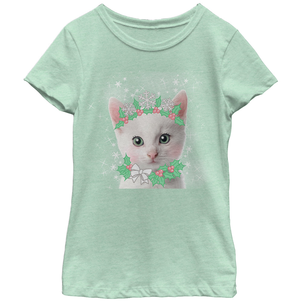 Girl's Lost Gods Christmas Sugar Cat Fairy T-Shirt Girl's Lost Gods Christmas Sugar Cat Fairy T-Shirt
