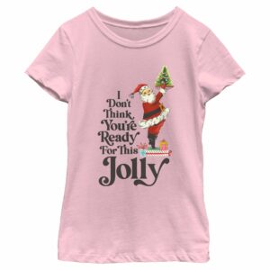 Girl’s Lost Gods Santa You’re Ready for This Jolly T-Shirt