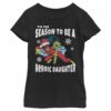 Girl’s Marvel Christmas Spider-Woman Heroic Daughter T-Shirt