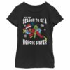 Girl’s Marvel Christmas Spider-Woman Heroic Sister T-Shirt
