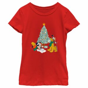 Girl’s Mickey & Friends Letter for Santa T-Shirt