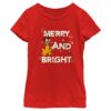 Girl’s Mickey & Friends Merry and Bright Pluto T-Shirt