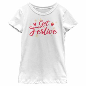 Girl’s Mickey & Friends Mickey and Friends Get Festive T-Shirt