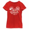 Girl’s Mickey & Friends Mickey and Friends Mousey Christmas T-Shirt