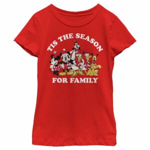 Girl’s Mickey & Friends Season For Family T-Shirt