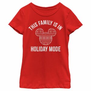 Girl’s Mickey & Friends This Family Is In Vacation Mode T-Shirt