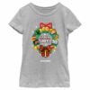 Girl’s Minecraft Spread Joy Wreath T-Shirt