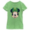 Girl’s Minnie Mouse Happy Christmas Headband T-Shirt
