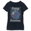 Girl’s Monsters Inc Christmas Scary Monsters T-Shirt