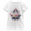 Girl’s Peppa Pig Christmas Carousel T-Shirt