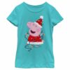 Girl’s Peppa Pig Christmas Lights T-Shirt