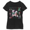Girl’s Peppa Pig Christmas Unicorn T-Shirt