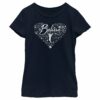 Girl’s Peter Pan Believe Christmas Snowflakes T-Shirt