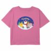 Girl’s Pokemon Christmas Happy Holidays Pikachu Snowman T-Shirt
