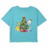 Girl’s Pokemon Christmas Holiday Tree Friends T-Shirt