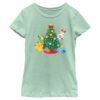 Girl’s Pokemon Christmas Tree Friends T-Shirt