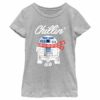 Girl’s Star Wars Christmas Chillin R2-D2 T-Shirt