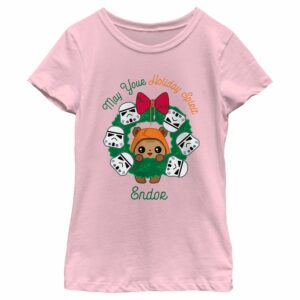 Girl’s Star Wars Holiday Spirit Endor T-Shirt